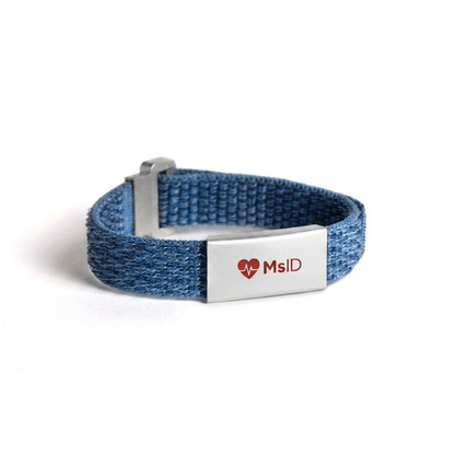 MsID Flex Nylon | Bracelet d’Identification Médicale Ajustable