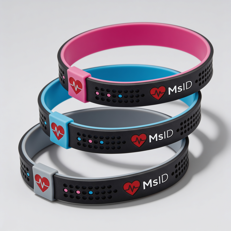 MsID Souple | Bracelet d'Identification Médicale